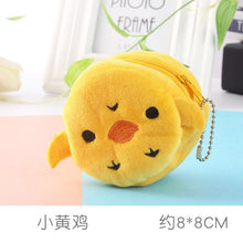 Load image into Gallery viewer, Cartoon Animal Boys Plush Coin Purse Children Zipper Coin Bags Storage Pouch Cute Animals Wallets Women Mini Handbag Kid Gift