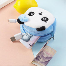 Load image into Gallery viewer, Cartoon Animal Boys Plush Coin Purse Children Zipper Coin Bags Storage Pouch Cute Animals Wallets Women Mini Handbag Kid Gift