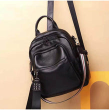 Load image into Gallery viewer, Casual All-Match leather Backpack Women 2022 New Fashion large-Capacity Travel Backpack Famous brand shoulder bag school bag