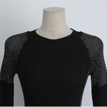 Load image into Gallery viewer, Casual Dress Korean Style O-Neck Full Sleeve Dresses Women Knit Bodycon Dress 2020 Autumn New