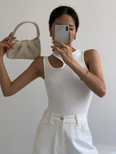 Load image into Gallery viewer, Casual y2k White Cut Out Women&#39;s Tank Tops Sleeveless Slim T Shirts Female Clothing 2022 Summer Fashion crop top women camisetas