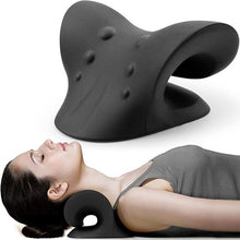 Load image into Gallery viewer, Cervical Spine Stretch Gravity Muscle Relaxation Traction Chiropractic Pillow Shoulder Massage Relieve Pain Spine Correction