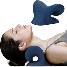 Load image into Gallery viewer, Cervical Spine Stretch Gravity Muscle Relaxation Traction Chiropractic Pillow Shoulder Massage Relieve Pain Spine Correction