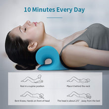 Load image into Gallery viewer, Cervical Spine Stretch Gravity Muscle Relaxation Traction Chiropractic Pillow Shoulder Massage Relieve Pain Spine Correction