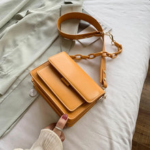 Load image into Gallery viewer, Chain Design New Mini PU Leather Flap Bags For Women 2021 Summer Lady  Shoulder Handbag Female Fashion Cross Body Bag