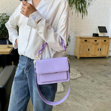 Load image into Gallery viewer, Chain Design New Mini PU Leather Flap Bags For Women 2021 Summer Lady  Shoulder Handbag Female Fashion Cross Body Bag