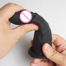 Load image into Gallery viewer, Chastity Belt Panties,Strapon Detachable Silicone Butt Plug Dildo, Leather Strap on Harness,BDSM Sexy Lingerie