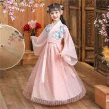 Load image into Gallery viewer, Children Fairy Chinese Style Spring and Summer Ancient Performance Clothing for Kids Cosplay Traditional Dresses Hanfu Clothes