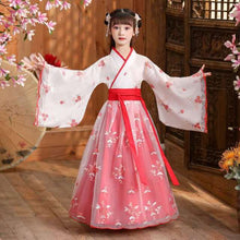 Load image into Gallery viewer, Children Fairy Chinese Style Spring and Summer Ancient Performance Clothing for Kids Cosplay Traditional Dresses Hanfu Clothes