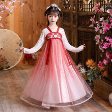 Load image into Gallery viewer, Children Fairy Chinese Style Spring and Summer Ancient Performance Clothing for Kids Cosplay Traditional Dresses Hanfu Clothes
