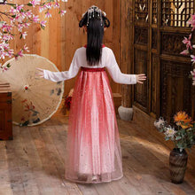 Load image into Gallery viewer, Children Fairy Chinese Style Spring and Summer Ancient Performance Clothing for Kids Cosplay Traditional Dresses Hanfu Clothes