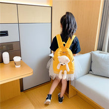 Load image into Gallery viewer, Children&#39;s Bags, New Backpacks, Cute Bear Small Backpacks, Boys and Girls, Primary School Students, Plush School Bags