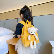 Load image into Gallery viewer, Children&#39;s Bags, New Backpacks, Cute Bear Small Backpacks, Boys and Girls, Primary School Students, Plush School Bags