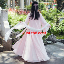 Load image into Gallery viewer, Chinese Folk Dance Hanfu Tang Dynasty Princess Cosplay Stage Wear Traditional Women Pink Outfit Costume Fairy Hanfu Dress