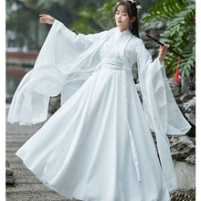 Load image into Gallery viewer, Chinese Folk Dance Hanfu Tang Dynasty Princess Cosplay Stage Wear Traditional Women Pink Outfit Costume Fairy Hanfu Dress