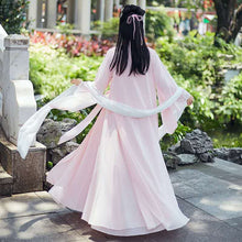 Load image into Gallery viewer, Chinese Folk Dance Hanfu Tang Dynasty Princess Cosplay Stage Wear Traditional Women Pink Outfit Costume Fairy Hanfu Dress
