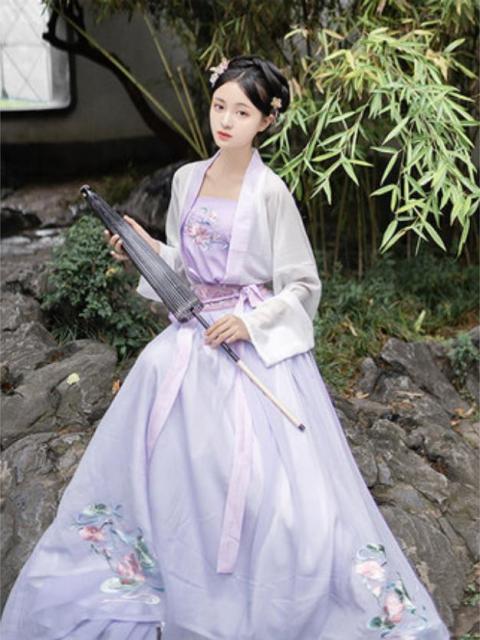 Chinese Folk Dance hanfu dress Retro Tang Dynasty Princess Cosplay Stage Wear Asian Traditional chinese Hanfu women Fairy Dress