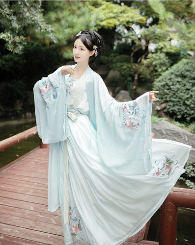 Chinese Folk Dance hanfu dress Retro Tang Dynasty Princess Cosplay Stage Wear Asian Traditional chinese Hanfu women Fairy Dress