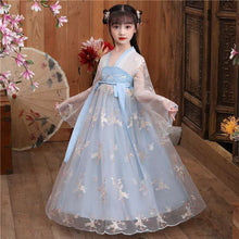 Load image into Gallery viewer, Chinese Hanfu Girl Children Cosplay Costumes Lace Little Girl Dress Princess Tang Suit Kids Girl Hanfu Chinese Traditional Dress