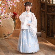 Load image into Gallery viewer, Chinese Hanfu Girl Children Cosplay Costumes Lace Little Girl Dress Princess Tang Suit Kids Girl Hanfu Chinese Traditional Dress