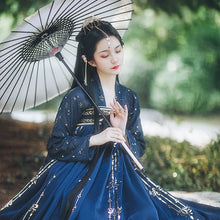 Load image into Gallery viewer, Chinese Hanfu dress Ancient Costume Traditional Folk Dance Stage Clothing Retro Singers Princess Dress hanfu women modern hanfu