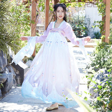 Load image into Gallery viewer, Chinese Traditional Fairy Dance Costume Ancient Hanfu Clothing Women Oriental Folk Dancewear Lady Tang Dynasty Princess Clothing