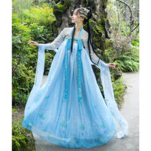 Load image into Gallery viewer, Chinese Traditional Fairy Dance Costume Ancient Hanfu Clothing Women Oriental Folk Dancewear Lady Tang Dynasty Princess Clothing