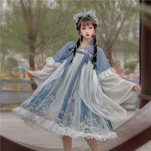Load image into Gallery viewer, Chinese Traditional Folk Dance Costume Women Ancient Hanfu Dress Oriental Style Tang Dynasty Dance Clothing Girl Fairy Cosplay