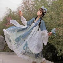 Load image into Gallery viewer, Chinese Traditional Folk Dance Costume Women Ancient Hanfu Dress Oriental Style Tang Dynasty Dance Clothing Girl Fairy Cosplay