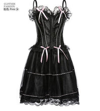 Load image into Gallery viewer, Chrismas Sexy Corset Wedding Party Dress Bustier Whole Set Corset Sexy Lingerie Gothic Party Queen Corset Dress