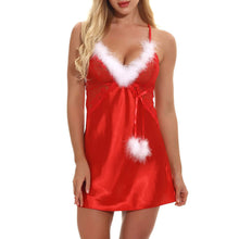 Load image into Gallery viewer, Christmas Lingerie Sexy Women Underwear Temptation Porno Sexy Costume Sensual Lingerie Woman Nightdress V-neck Erotic Dresses