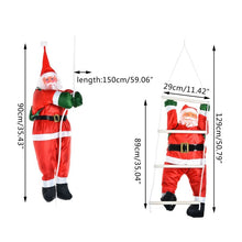 Load image into Gallery viewer, Christmas Pendant Ladder Rope Climbing Santa Claus Hanging Doll Xmas Tree Decor