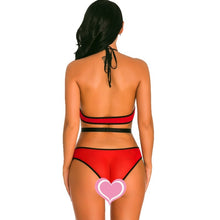 Load image into Gallery viewer, Christmas Women&#39;s Sexy Lingerie Fashion Deep V Sexy Without Steel Ring One-piece Jumpsuits Suit Erotic Apparel Large Size