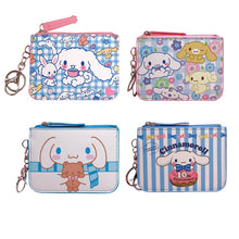 Load image into Gallery viewer, Cinnamoroll Coin Bag Wallet Certificate Cover Keychain Student School Card Meal Cartoon Cover Cute Coin Purse Keychain Pendant