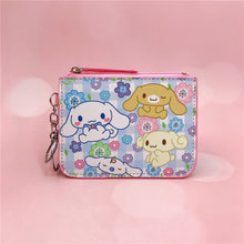 Load image into Gallery viewer, Cinnamoroll Coin Bag Wallet Certificate Cover Keychain Student School Card Meal Cartoon Cover Cute Coin Purse Keychain Pendant