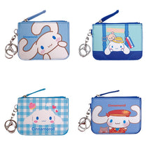 Load image into Gallery viewer, Cinnamoroll Coin Purse Kawaii Cartoon Bag Cute Wallet Pu Card Holder Cinnamoroll Coin Purse Keychain Pendant Wallet Girl Gift