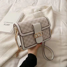 Load image into Gallery viewer, Clássico padrão de impressão couro crossbody aleta sacos para as mulheres retro marca bolsas ombro e bolsas femininas desig
