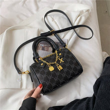 Load image into Gallery viewer, Clássico retro feminino tote bags pequeno couro do plutônio das mulheres designer bolsas de luxo marca ombro crossbody sacos sen