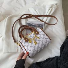 Load image into Gallery viewer, Clássico retro feminino tote bags pequeno couro do plutônio das mulheres designer bolsas de luxo marca ombro crossbody sacos sen