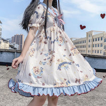 Load image into Gallery viewer, Classic Japanese Summer New Sweet Lolita Dress Women&#39;s Princess Dress Cosplay Costume Cotton JSK Dress for Girl