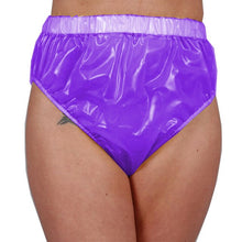 Load image into Gallery viewer, Clear PVC Plastic Bikini Panties PVC Underwear Transparent Glass Clear shorts high waist thongs adult baby panties sissy cloth