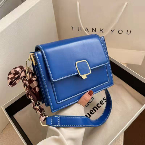 Cor sólida pequenas mulheres flip crossbody sacos com lenço de seda 2022 qualidade couro do plutônio bolsas femininas luxo marca