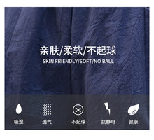 Load image into Gallery viewer, Cotton Linen Ankle Length Pants Women&#39;s Summer Autumn Casual Trousers Pencil Leisure Fashion Striped Women Pant Black Green Pink