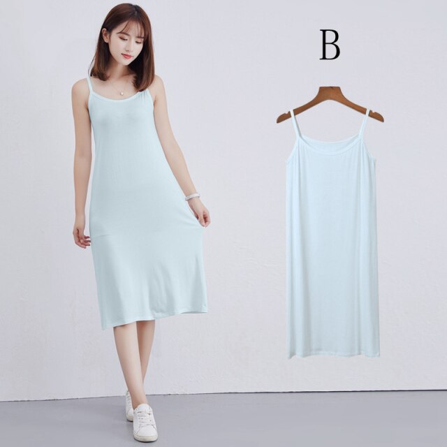 Cotton Long Womens Nightgowns Homewear Womens Clothing Spaghetti Strap Ladies Gowns Night Dress Lingerie Dress Casual Sleepwear