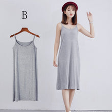 Load image into Gallery viewer, Cotton Long Womens Nightgowns Homewear Womens Clothing Spaghetti Strap Ladies Gowns Night Dress Lingerie Dress Casual Sleepwear