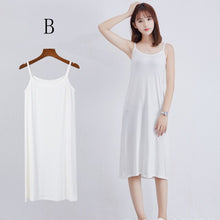 Load image into Gallery viewer, Cotton Long Womens Nightgowns Homewear Womens Clothing Spaghetti Strap Ladies Gowns Night Dress Lingerie Dress Casual Sleepwear