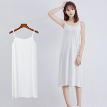 Load image into Gallery viewer, Cotton Long Womens Nightgowns Homewear Womens Clothing Spaghetti Strap Ladies Gowns Night Dress Lingerie Dress Casual Sleepwear