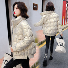 Load image into Gallery viewer, Cotton Padded Jacket Women Winter Bright Outerwear &amp; Coats Solid Zip Up Thick Oversize Jackets for Women