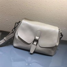 Load image into Gallery viewer, Cow Leather Handbag 2022 New Leather Shoulder Messenger Bag Female Fashion Wild Texture First Layer Leather Portable Pure