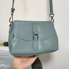 Load image into Gallery viewer, Cow Leather Handbag 2022 New Leather Shoulder Messenger Bag Female Fashion Wild Texture First Layer Leather Portable Pure